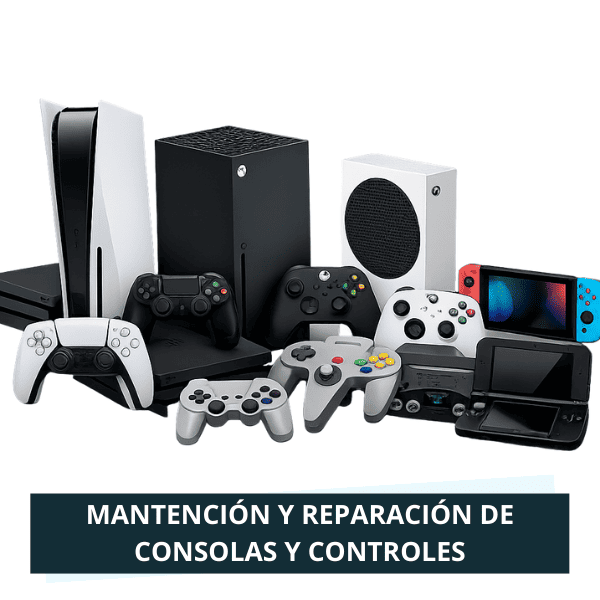 Mantención y reparación de consolas y controles